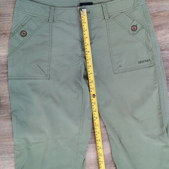 Marmot Green Hiking Pants Size:14 - Picture 8 of 8